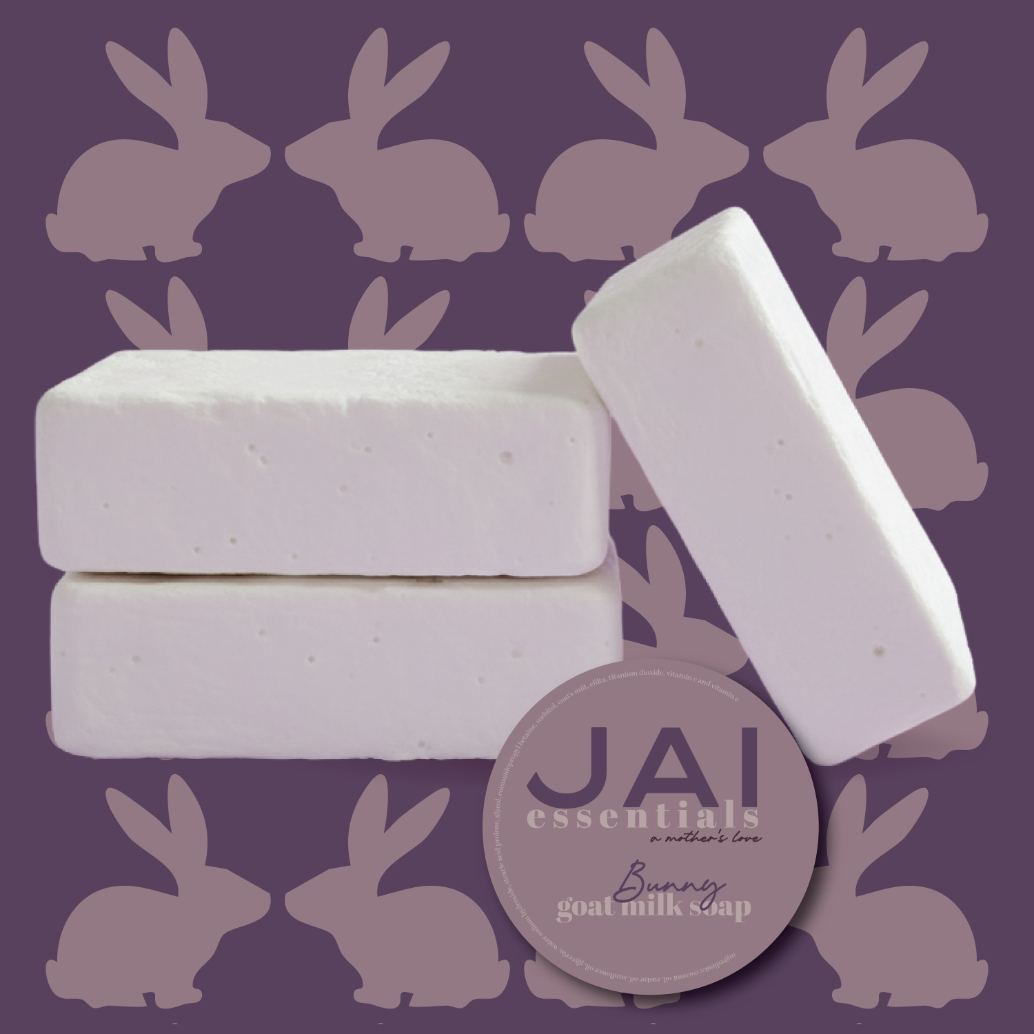 Goat's Milk Handmade soap stack