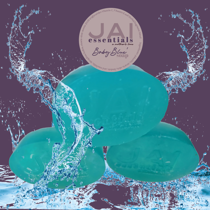 Baby Blue Bar Soap - Handmade Small Batch - Image 2