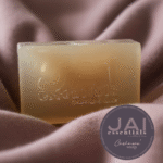 cashmere bar soap in cashmere fabric